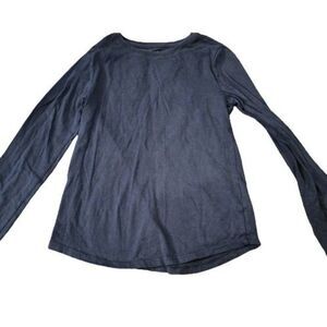 Wonder Nation Girls Blue Long Sleeve Round Neck Pullover T Shirt Size M (7/8)